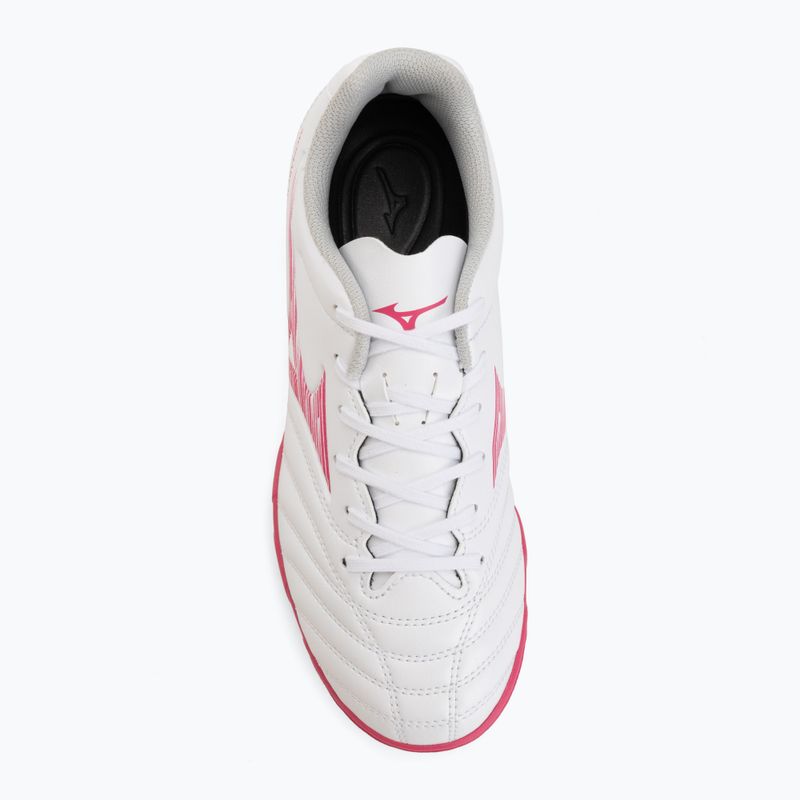 Kinder-Fußballschuhe Mizuno Monarcida Neo III Select Jr AS white/fuchsia purple 5
