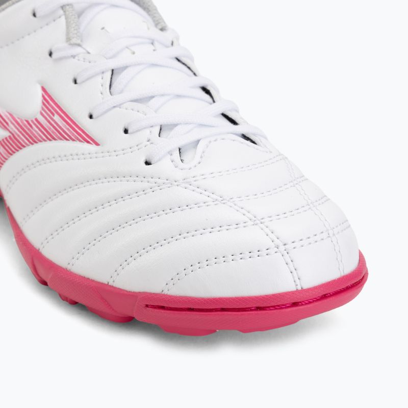 Kinder-Fußballschuhe Mizuno Monarcida Neo III Select Jr AS white/fuchsia purple 7