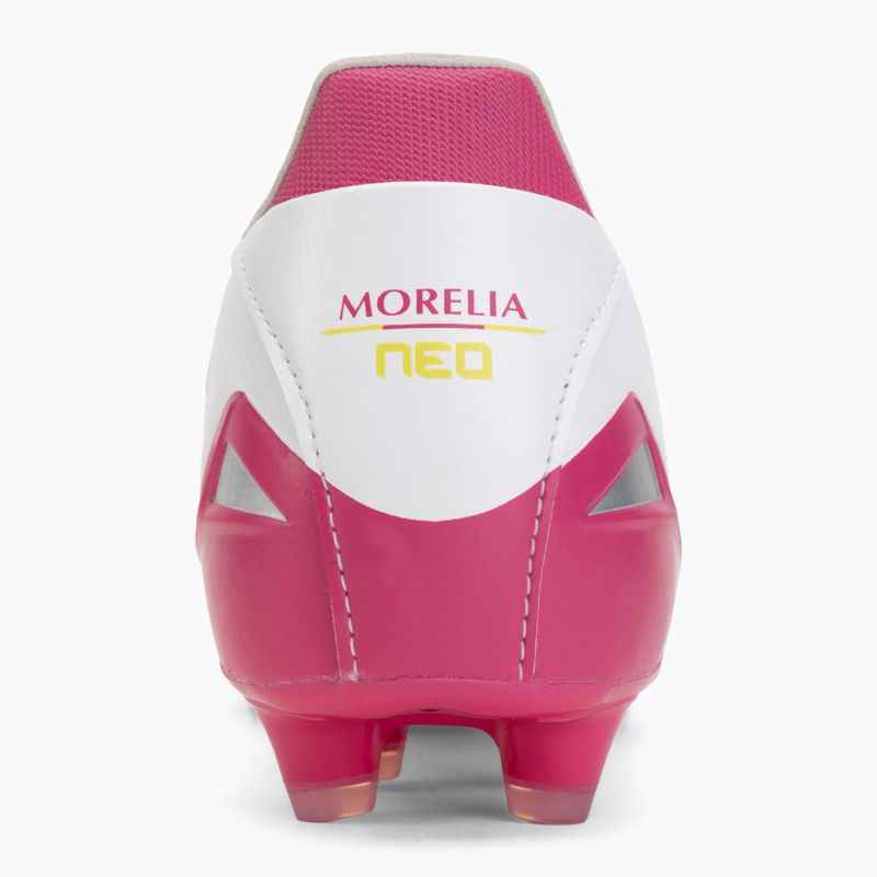 Fußballschuhe Mizuno Morelia Neo IV Pro FG white/fuchsia purple/fuchsia purple 6