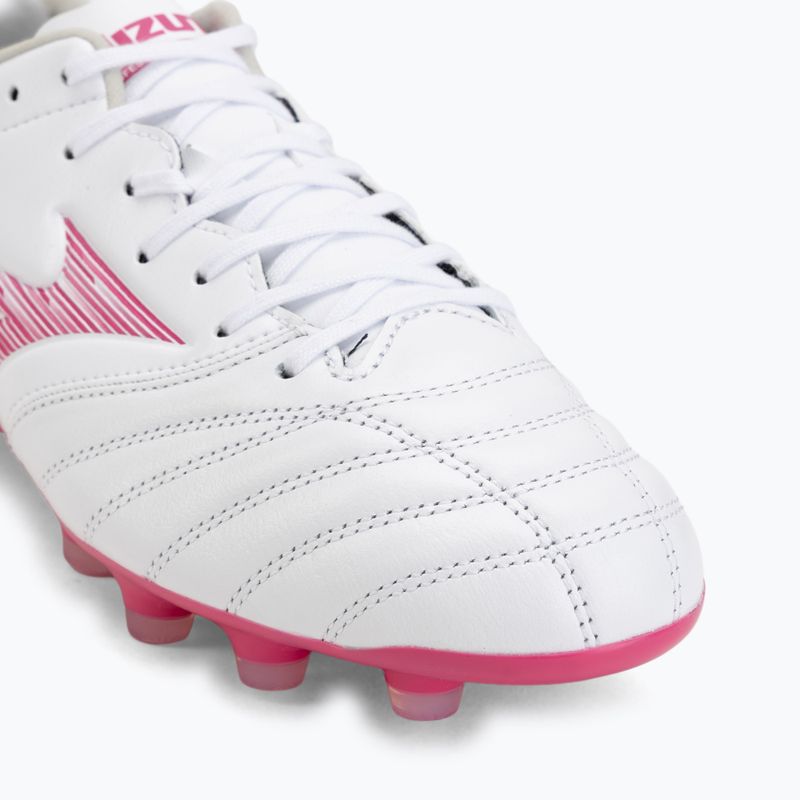 Fußballschuhe Mizuno Morelia Neo IV Pro FG white/fuchsia purple/fuchsia purple 7