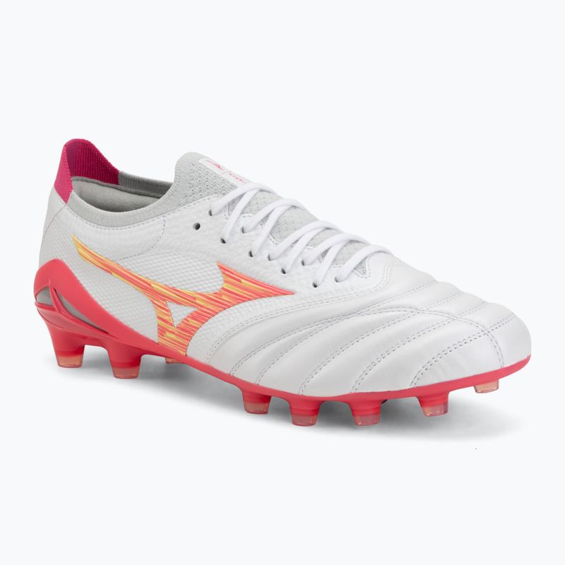 Fußballschuhe Mizuno Morelia Neo IV Beta Japan FG white/pink tetra/fuchsia purple