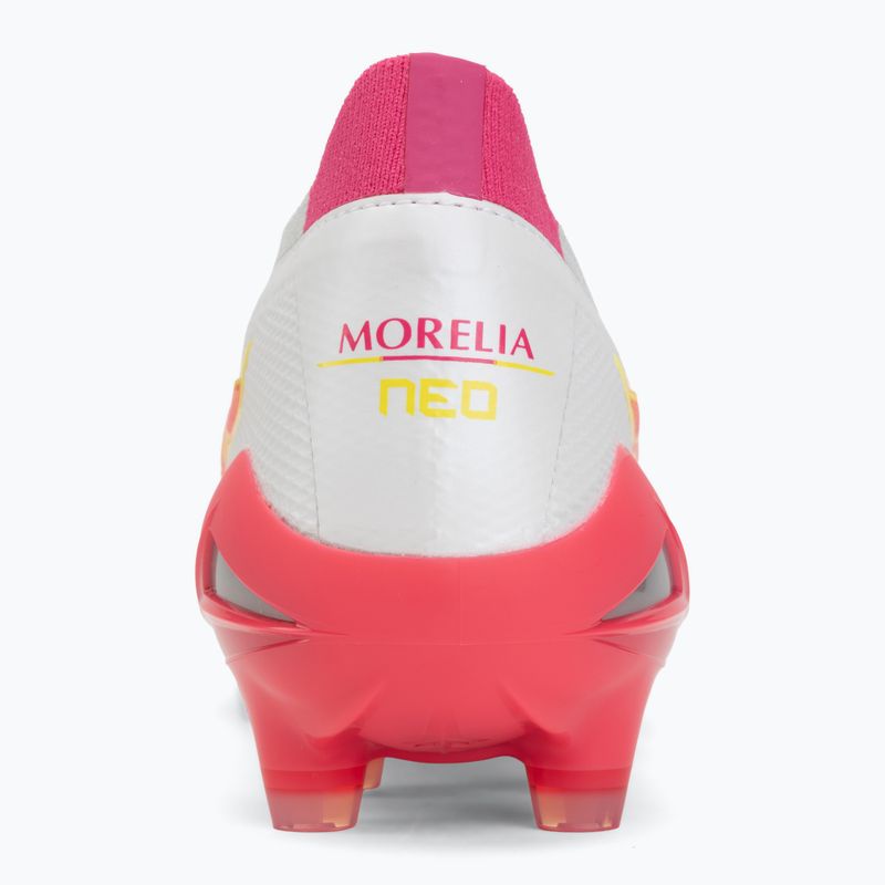 Fußballschuhe Mizuno Morelia Neo IV Beta Japan FG white/pink tetra/fuchsia purple 6