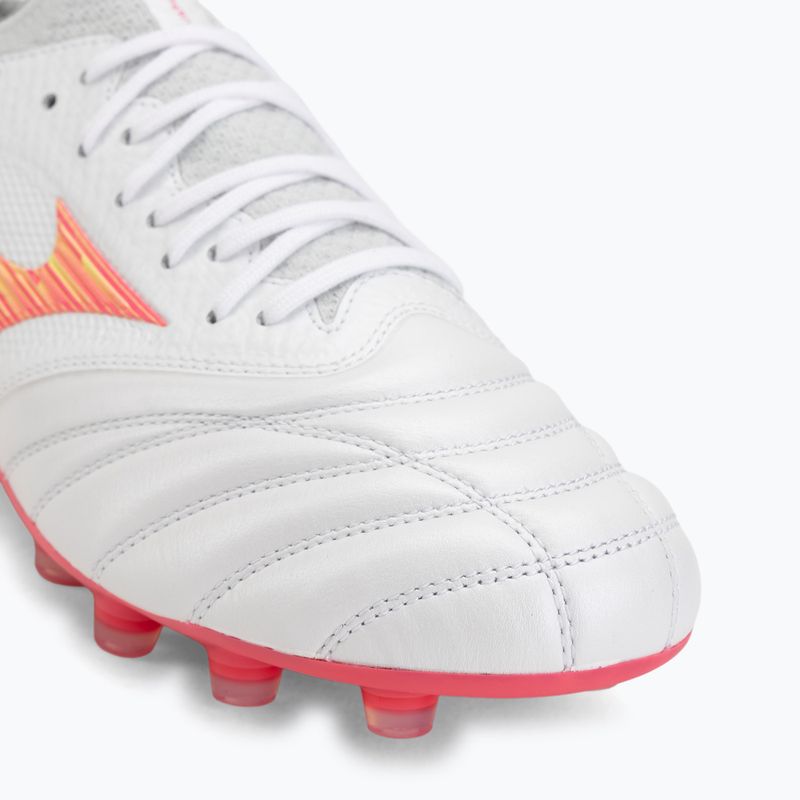 Fußballschuhe Mizuno Morelia Neo IV Beta Japan FG white/pink tetra/fuchsia purple 7