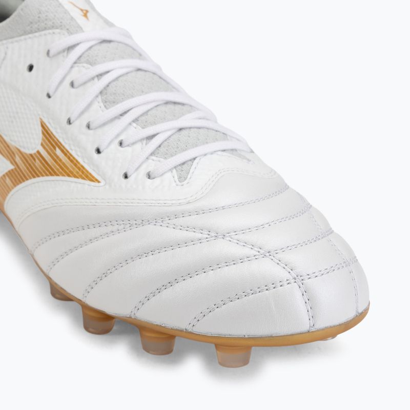 Fußballschuhe Mizuno Morelia Neo IV Beta Elite FG white/mp gold/cool gray 3c 7