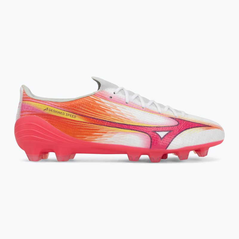 Fußballschuhe Mizuno Alfa III Pro FG white/fuchsia purple 2