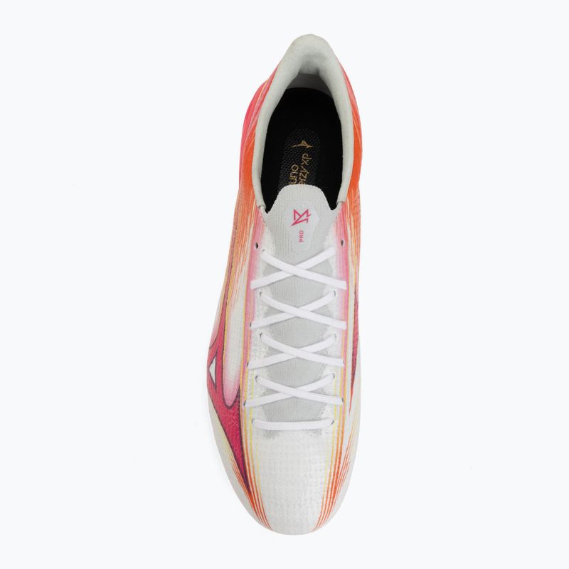 Fußballschuhe Mizuno Alfa III Pro FG white/fuchsia purple 5