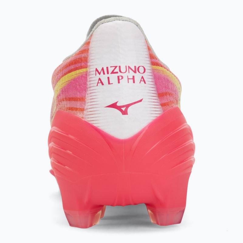 Fußballschuhe Mizuno Alfa III Pro FG white/fuchsia purple 6