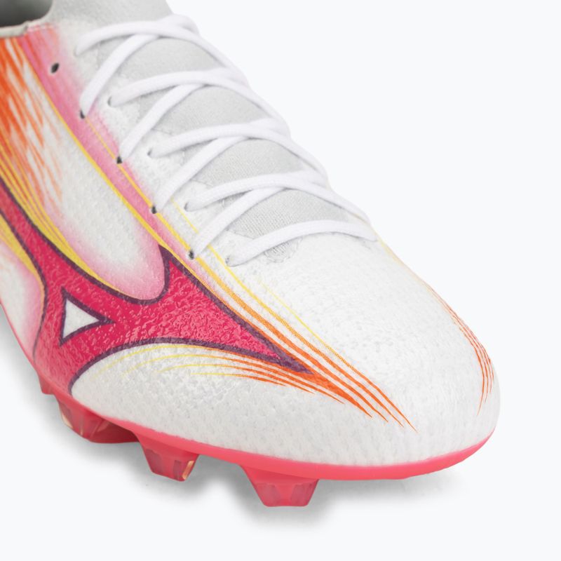 Fußballschuhe Mizuno Alfa III Pro FG white/fuchsia purple 7