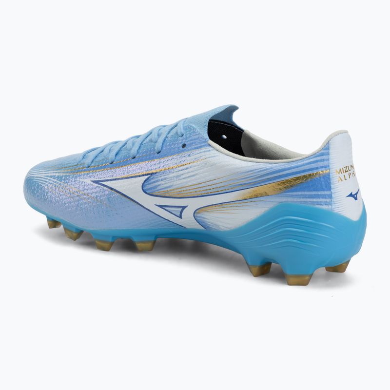 Fußballschuhe Mizuno Alfa III Elite FG sky blue/white 3