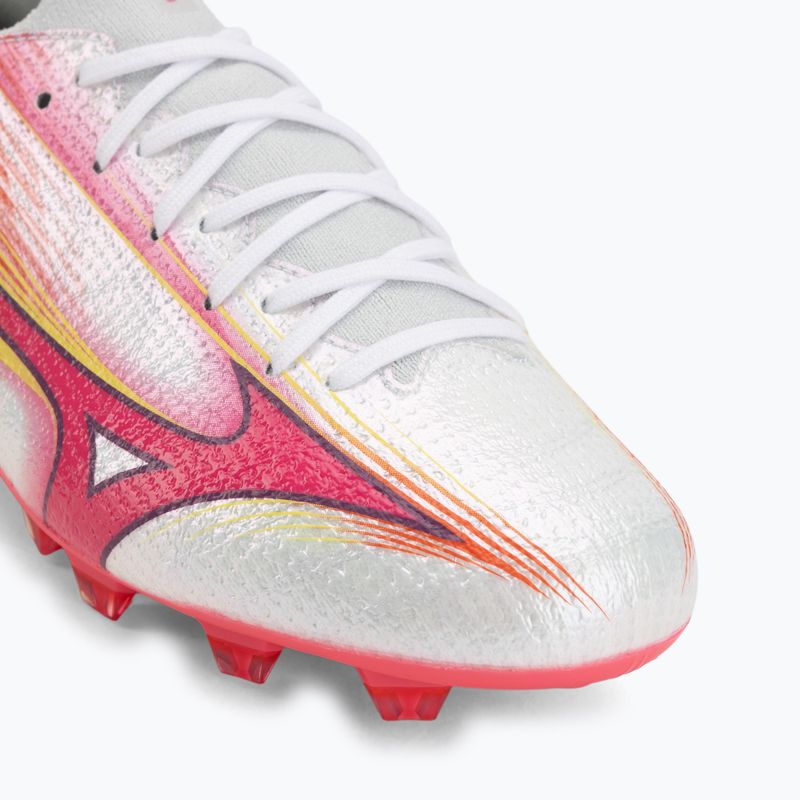 Fußballschuhe Mizuno Alfa III Elite FG white/fuchsia purple 7