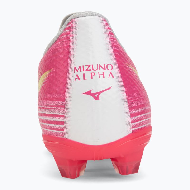 Fußballschuhe Mizuno Alfa III Select FG white/fuchsia purple 6