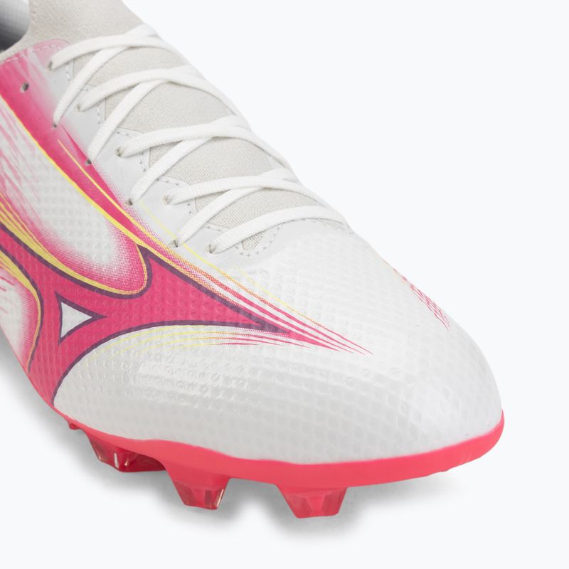 Fußballschuhe Mizuno Alfa III Select FG white/fuchsia purple 7