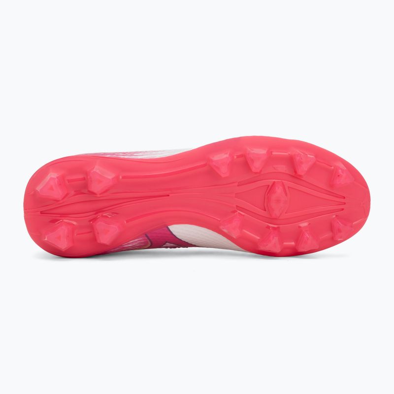 Kinder-Fußballschuhe Mizuno Alfa III Select Jr FG white/fuchsia purple 4