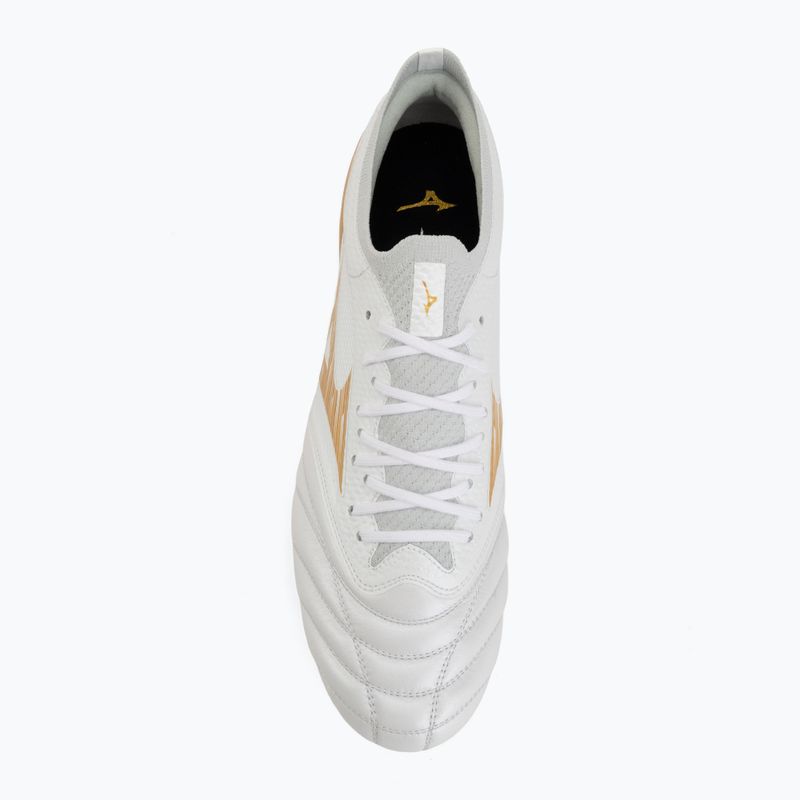 Fußballschuhe Mizuno Morelia Neo IV Beta Elite Mix white/mp gold/cool gray 3c 5