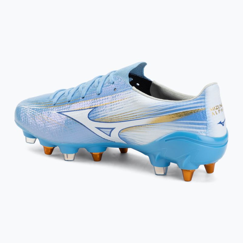 Fußballschuhe Mizuno Alfa III Elite Mix sky blue/white 3