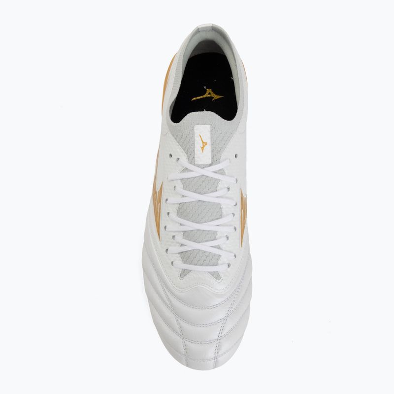 Fußballschuhe Mizuno Morelia Neo IV Beta Elite AG white/mp gold/cool gray 3c 5