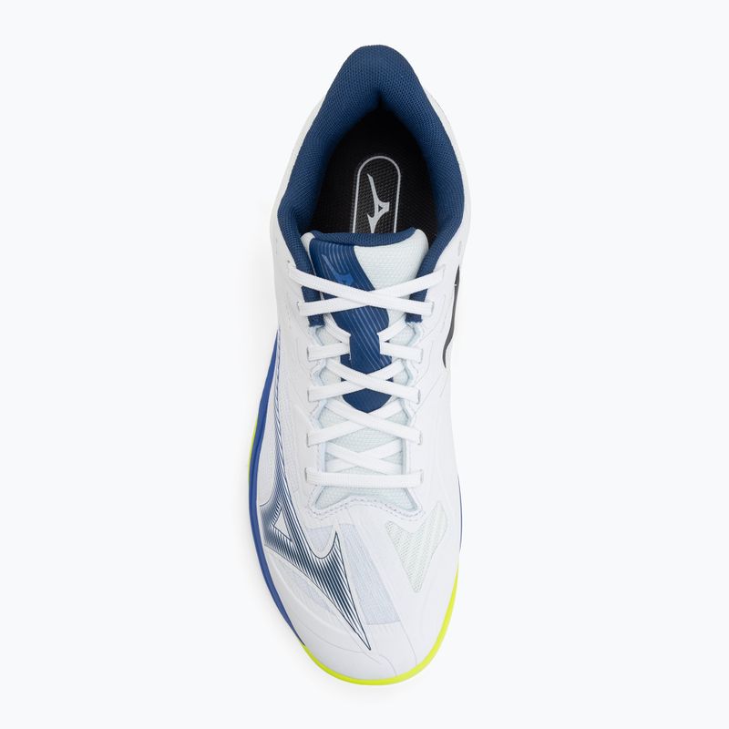 Tennisschuhe Mizuno Wave Exceed Court CC white/dazzling blue/lightning 5