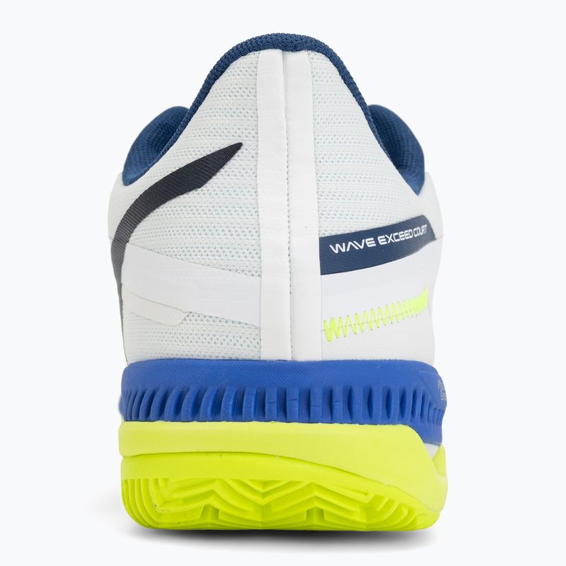 Tennisschuhe Mizuno Wave Exceed Court CC white/dazzling blue/lightning 6