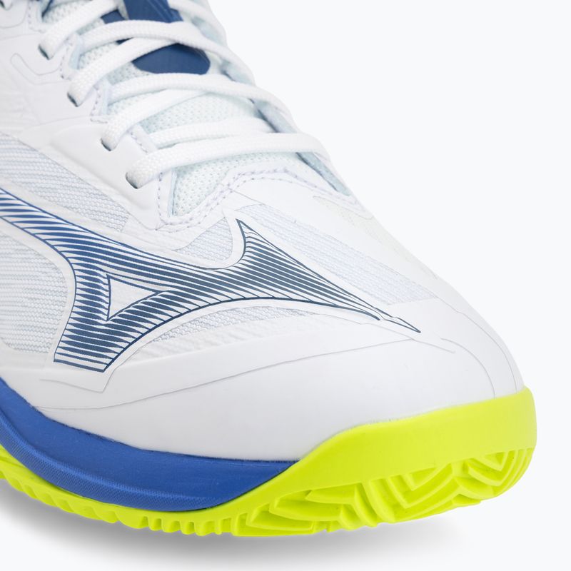 Tennisschuhe Mizuno Wave Exceed Court CC white/dazzling blue/lightning 7