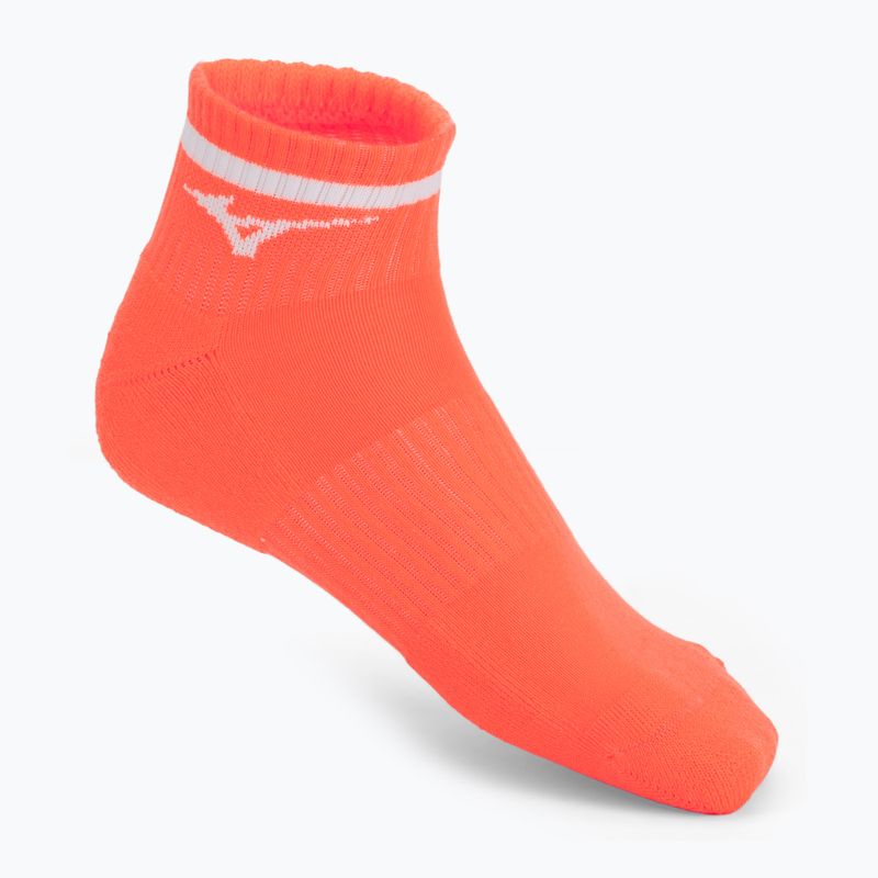 Socken Mizuno Training With Line white/cloudspace/lava orange 4