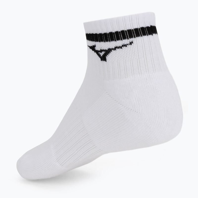 Socken Mizuno Training With Line white/cloudspace/lava orange 5