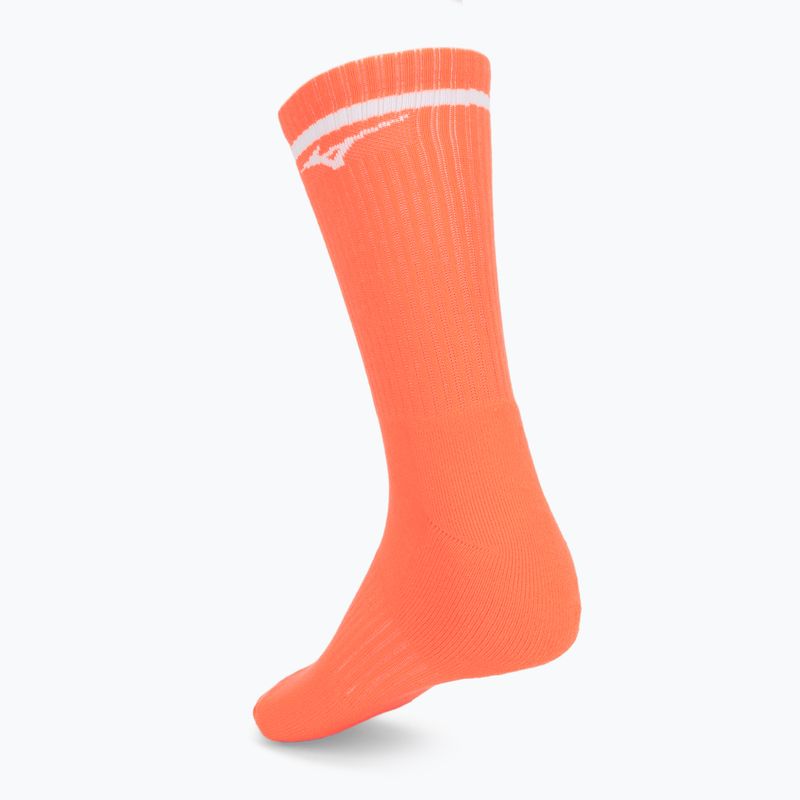 Socken Mizuno Training With Line Lava Orange 2