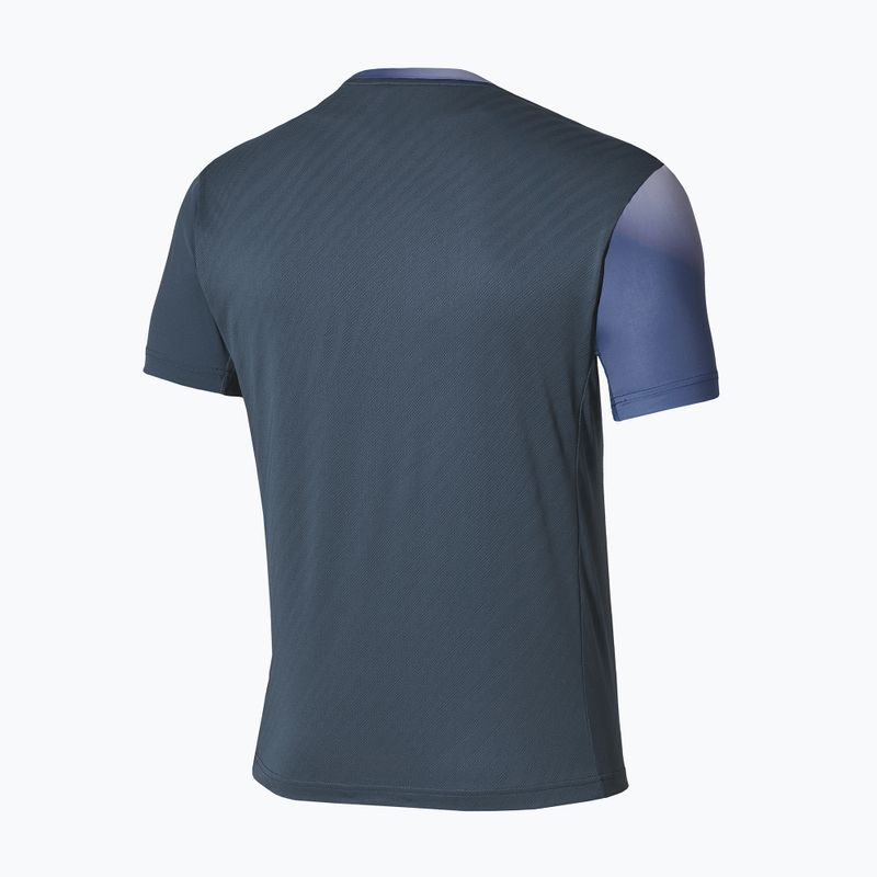 Herren-Tennisshirt Mizuno Graphic Short Sleeve Tee insigna blue 2