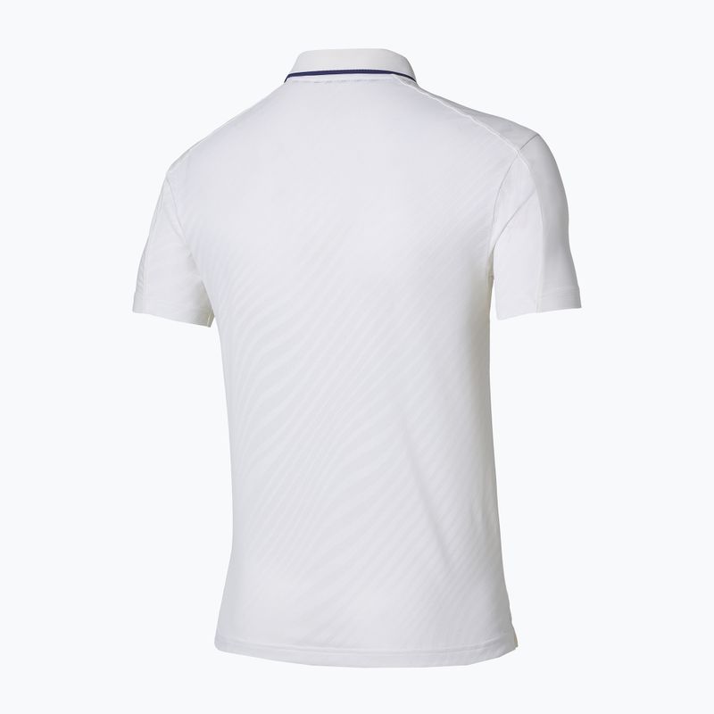 Herren-Tennisshirt Mizuno Tennis Short Sleeve Polo white 2