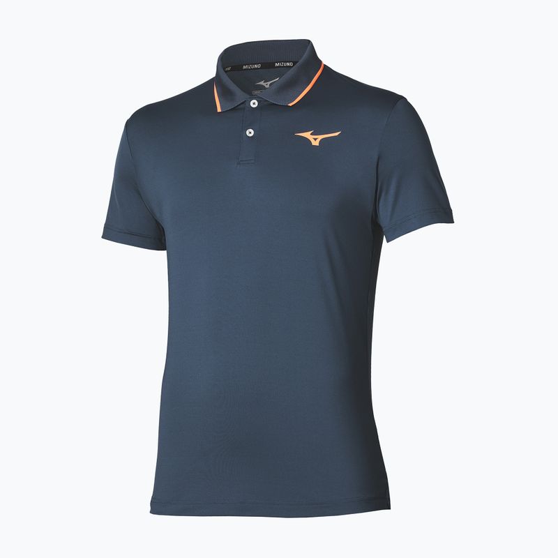Herren-Tennisshirt Mizuno Tennis Short Sleeve Polo insigna blue