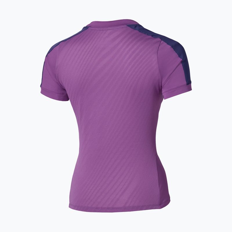 Damen-Tennisshirt Mizuno Tennis Short Sleeve Tee dahlia 2