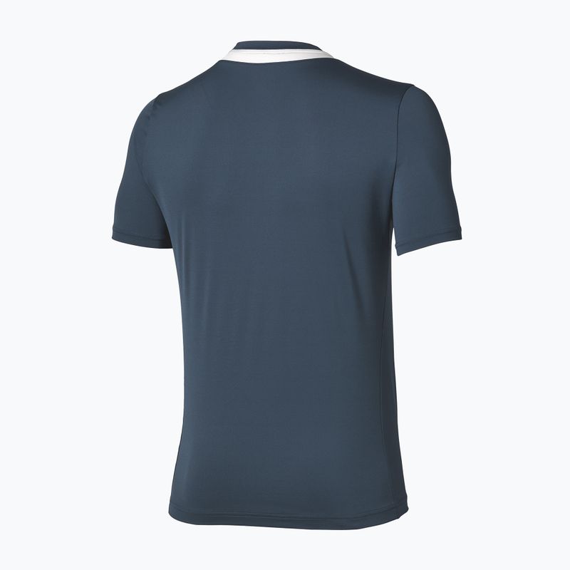 Herren-Tennisshirt Mizuno Tennis Core Short Sleeve Tee insigna blue/cloudscape 2