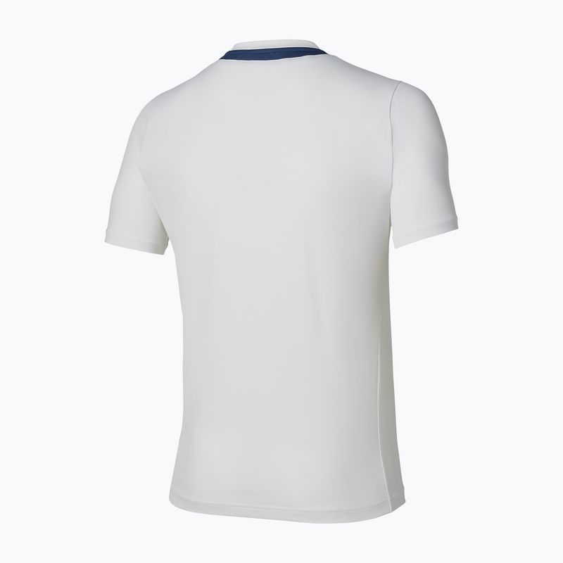 Herren-Tennisshirt Mizuno Tennis Core Short Sleeve Tee white/insignia blue 2