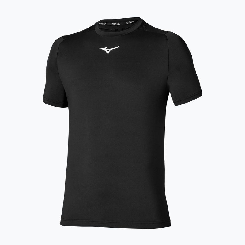 Herren-Tennisshirt Mizuno Tennis Core Short Sleeve Tee black/black