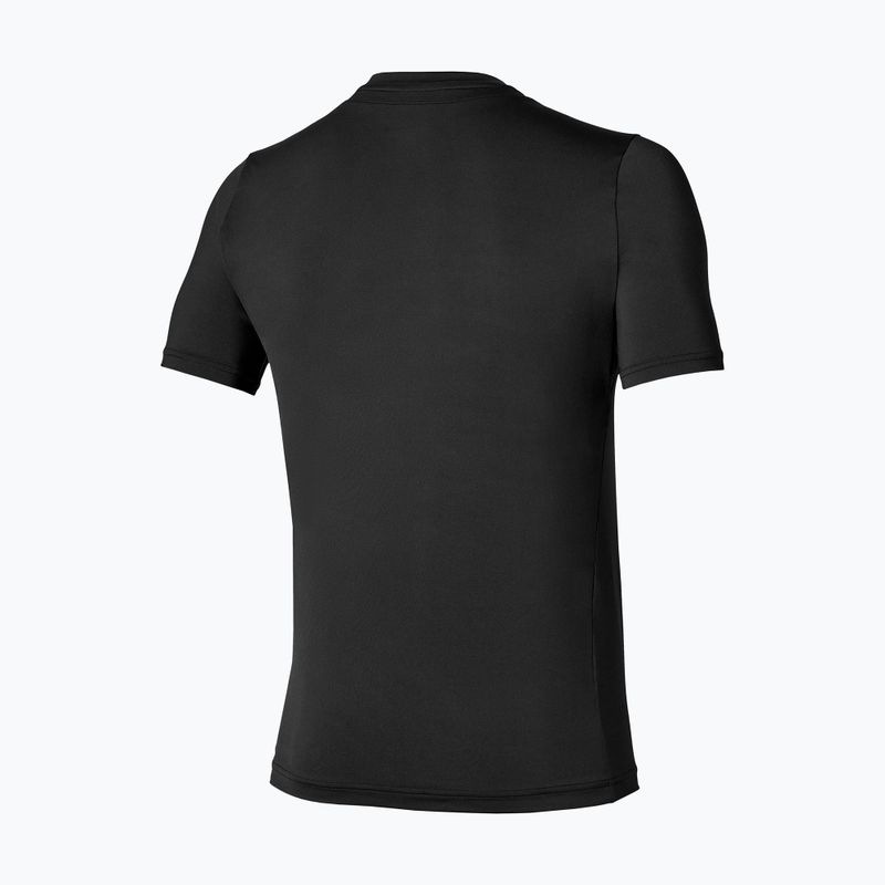 Herren-Tennisshirt Mizuno Tennis Core Short Sleeve Tee black/black 2