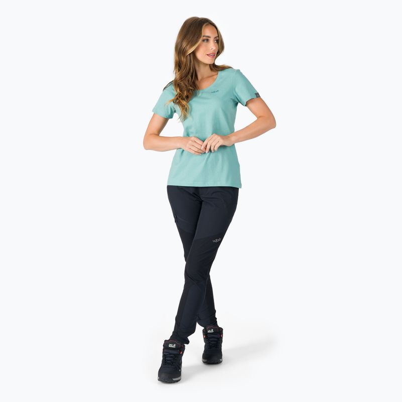 Damen-Trekking-Shirt Rab Stance Mountain Peak grün QCB-67 2