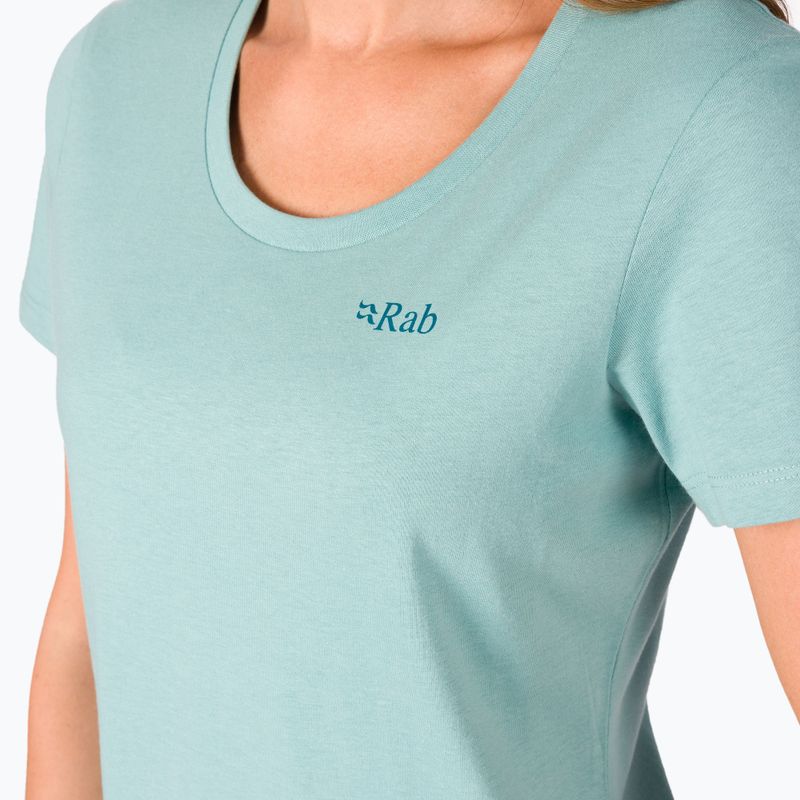 Damen-Trekking-Shirt Rab Stance Mountain Peak grün QCB-67 4