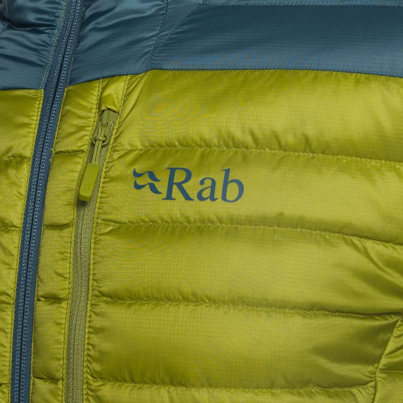 Herren Rab Microlight Alpine Daunenjacke blau QDB-12-OBA-SML 6