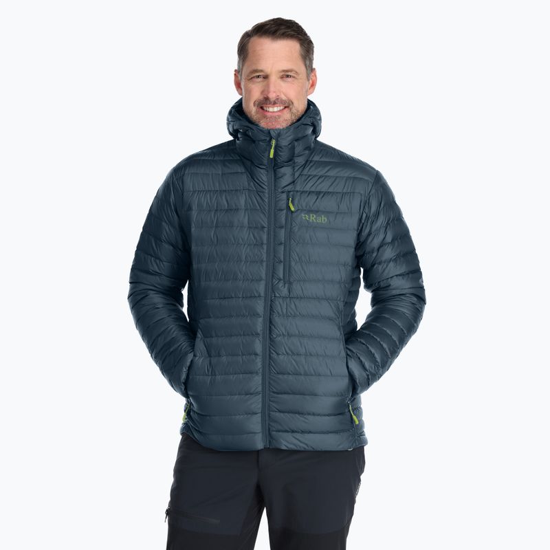 Herren Rab Microlight Alpine Daunenjacke orion blau