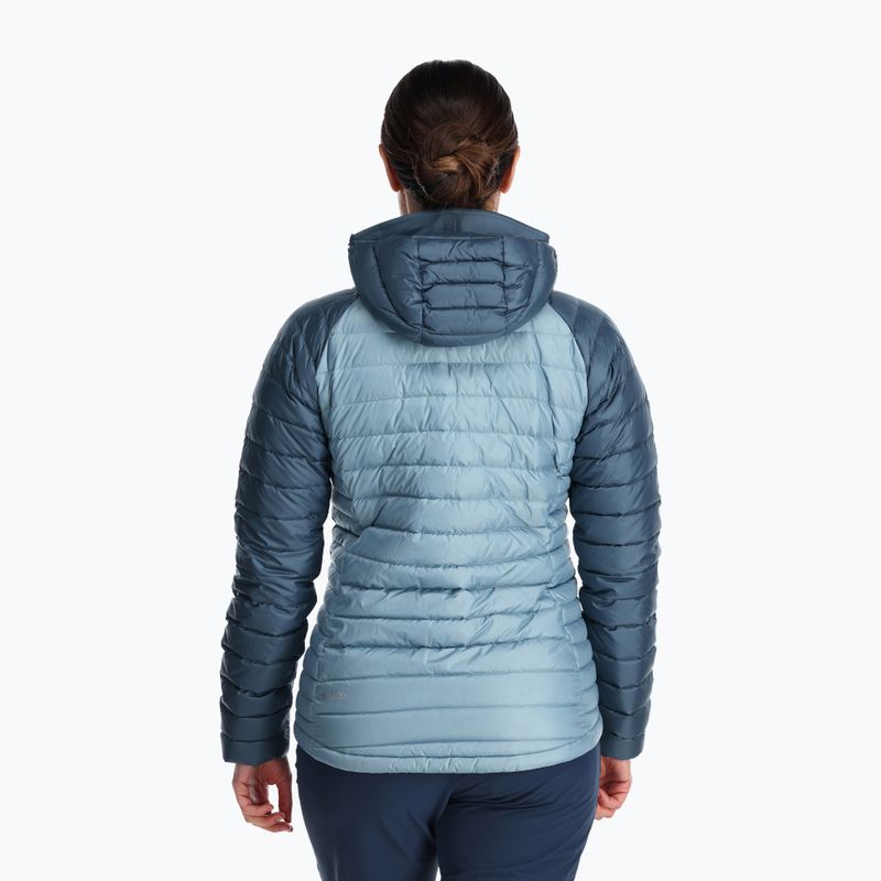 Damen Daunenjacke Rab Microlight Alpine orion blue/citadel 2