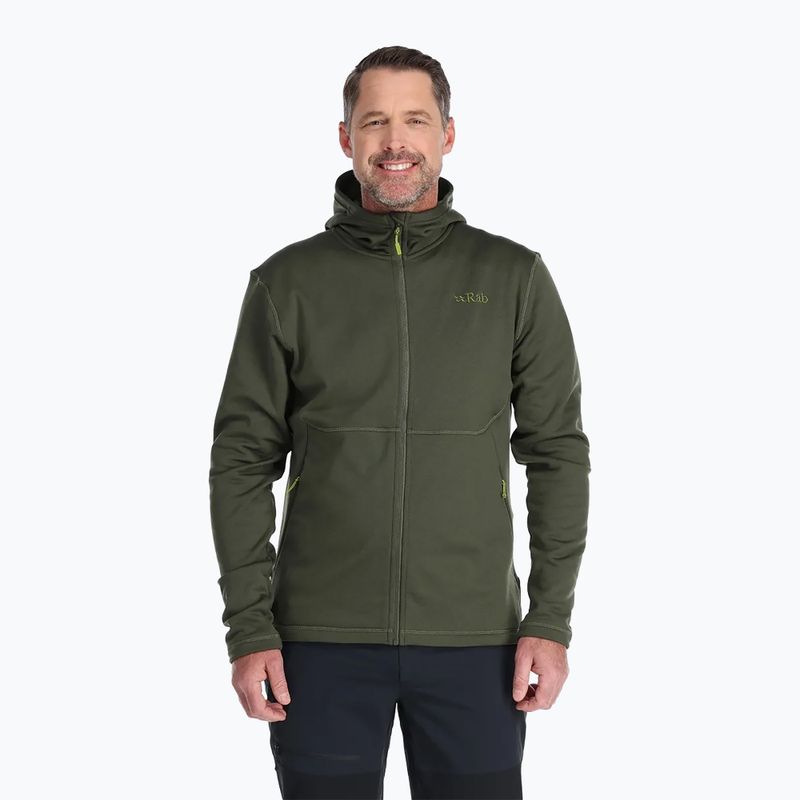 Herren-Trekkingjacke Rab Superflux Hoody army