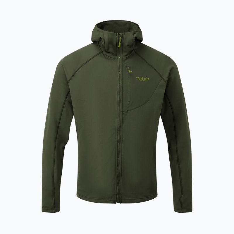 Herrenpullover Rab Superflux Hoody army QFE-89 2