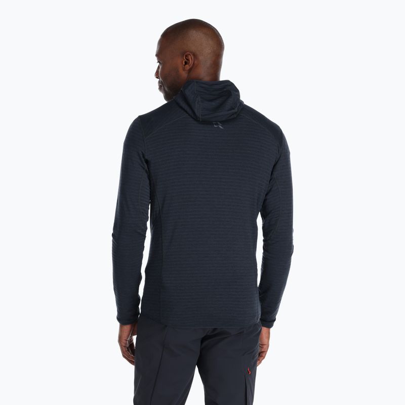 Men's Rab Ascendor Light Hoody beluga Sweatshirt 3