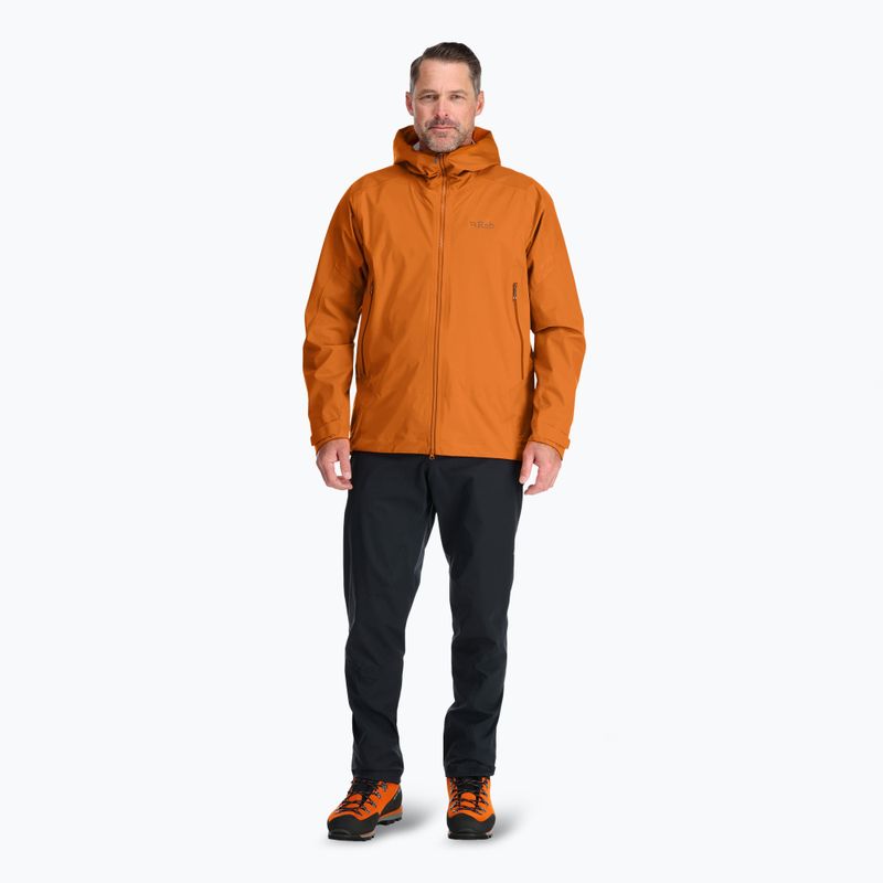 Regenjacke Herren Rab Kinetic Alpine 2.0 marmalade 2