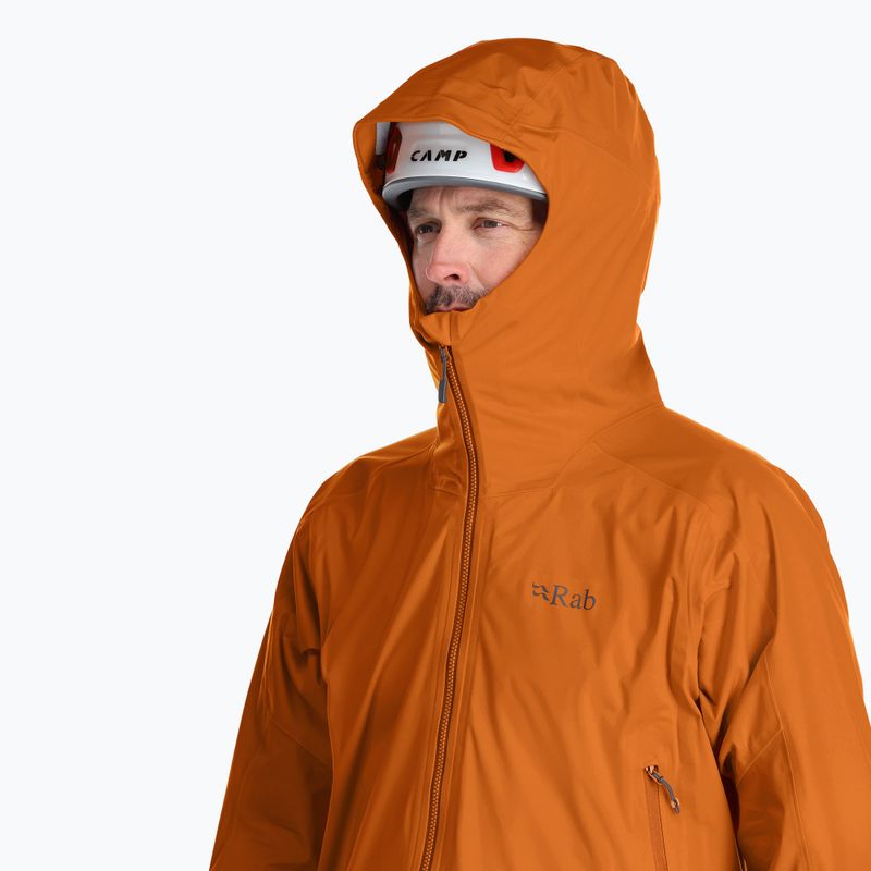 Regenjacke Herren Rab Kinetic Alpine 2.0 marmalade 4