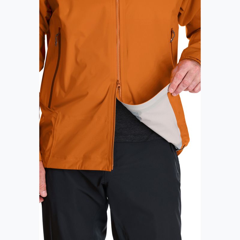Regenjacke Herren Rab Kinetic Alpine 2.0 marmalade 6