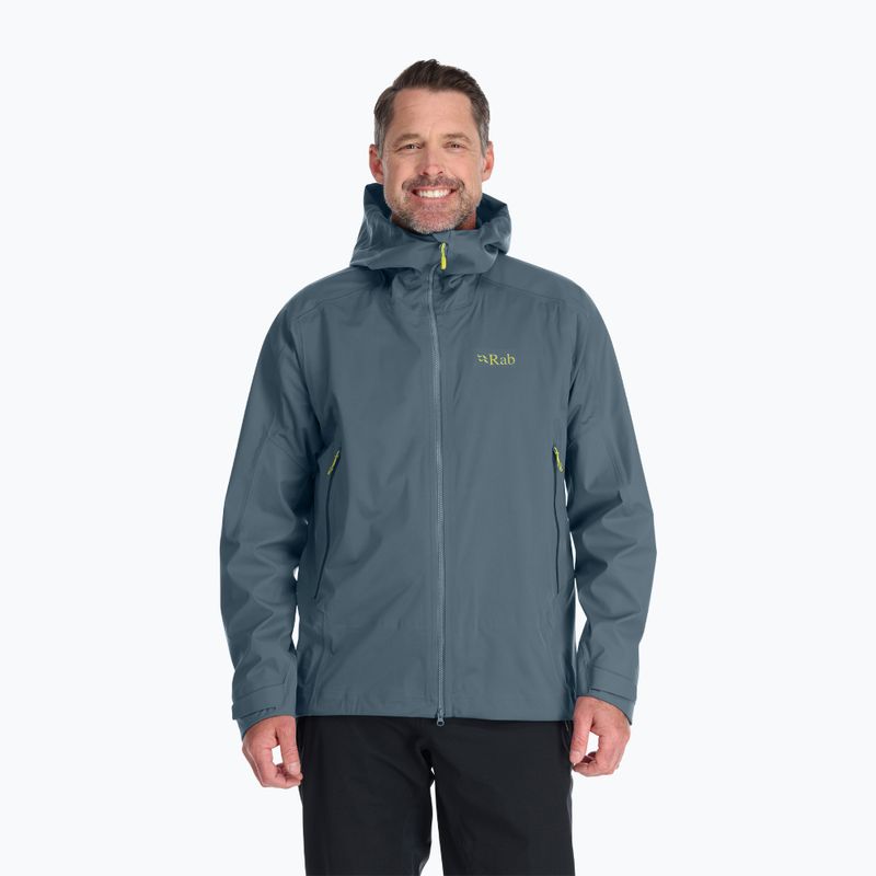 Regenjacke Herren Rab Kinetic Alpine 2.0 orion blue