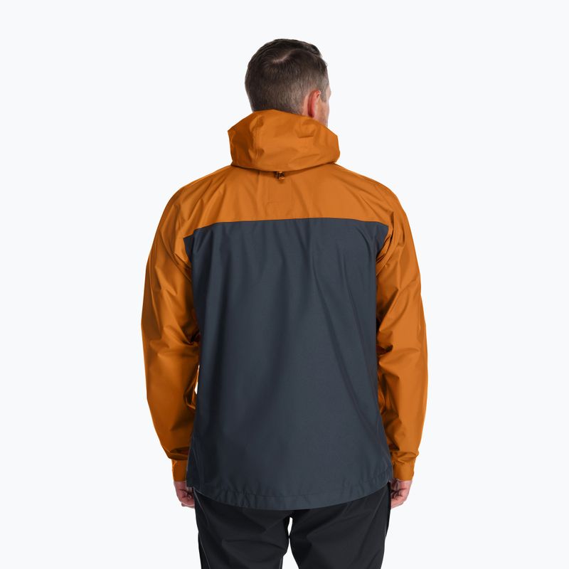 Rab Downpour Eco Herren Regenjacke orange QWG-82-MAB-SML 2