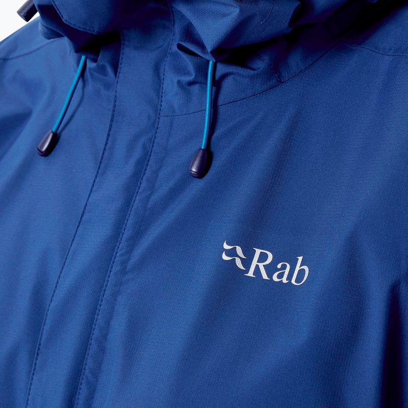 Rab Downpour Eco Damen Regenjacke navy blau QWG-83 7