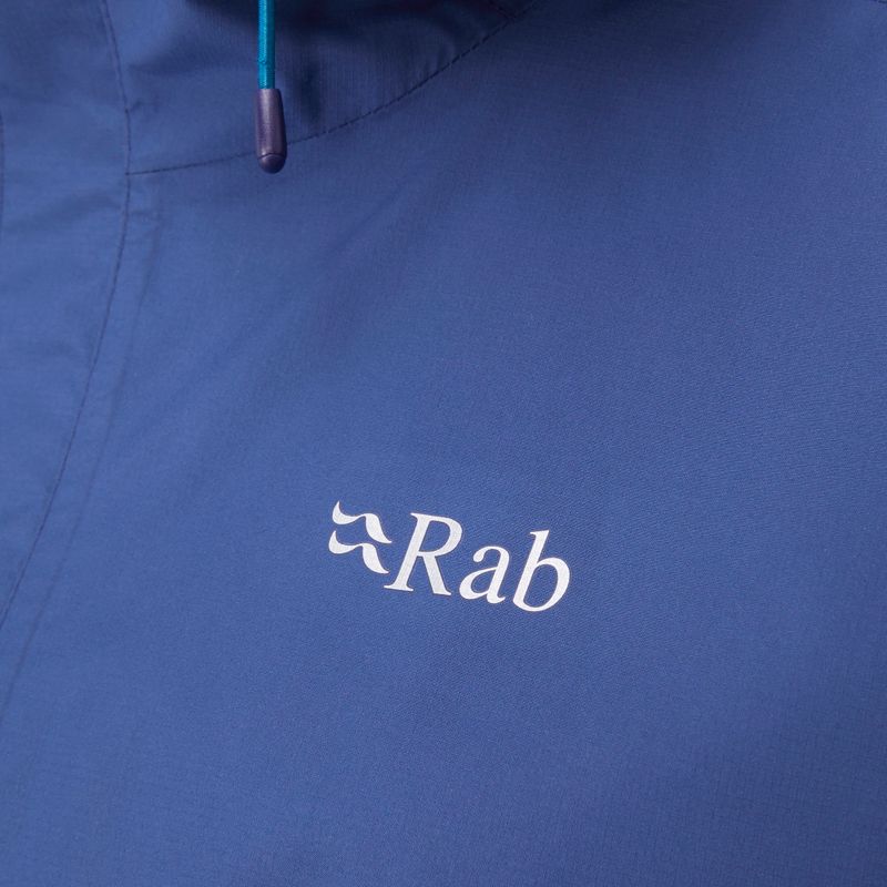 Rab Downpour Eco Damen Regenjacke navy blau QWG-83 15