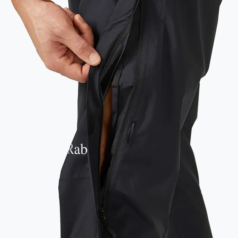 Rab Downpour Eco FZ Herren Regenhose schwarz QWG-86 3